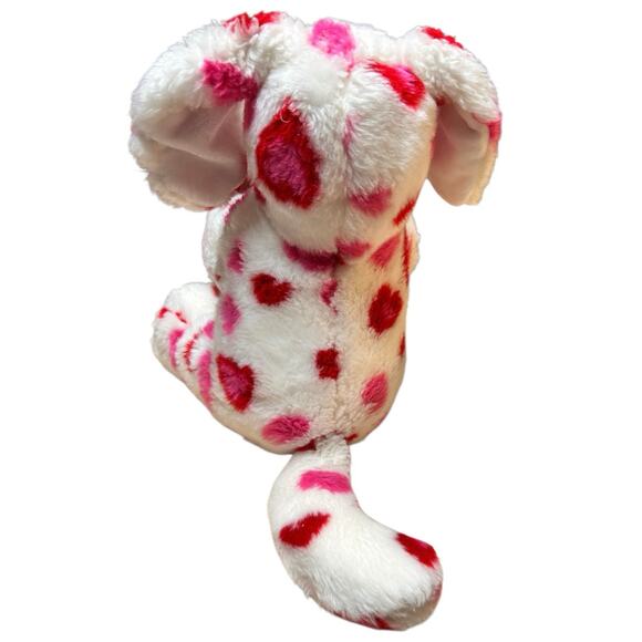 Build A Bear Hearts For You Puppy Dog Red, Pink and White No Tush Tag - Picture 6 of 10